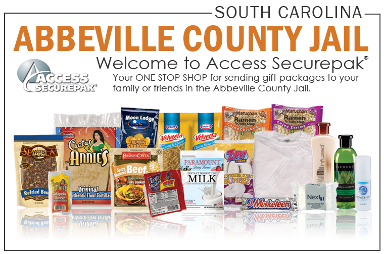 Access Securepak Abbeville County Jail Package Program SC
