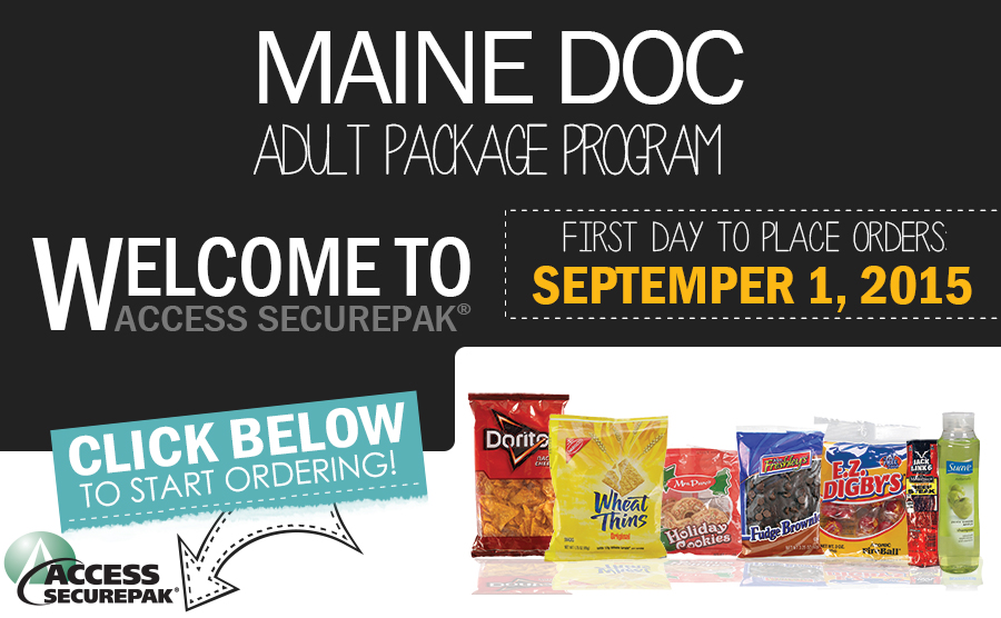 Access Securepak Maine DOC Package Program Adult